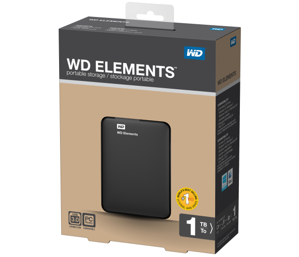 WD ELEMENTS 1TB WDBUZG0010BBK BLACK - 1476946 - zdjęcie 7